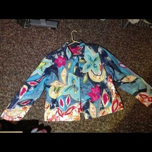 New Julia ken rare patched amazing jacket Sizelarg